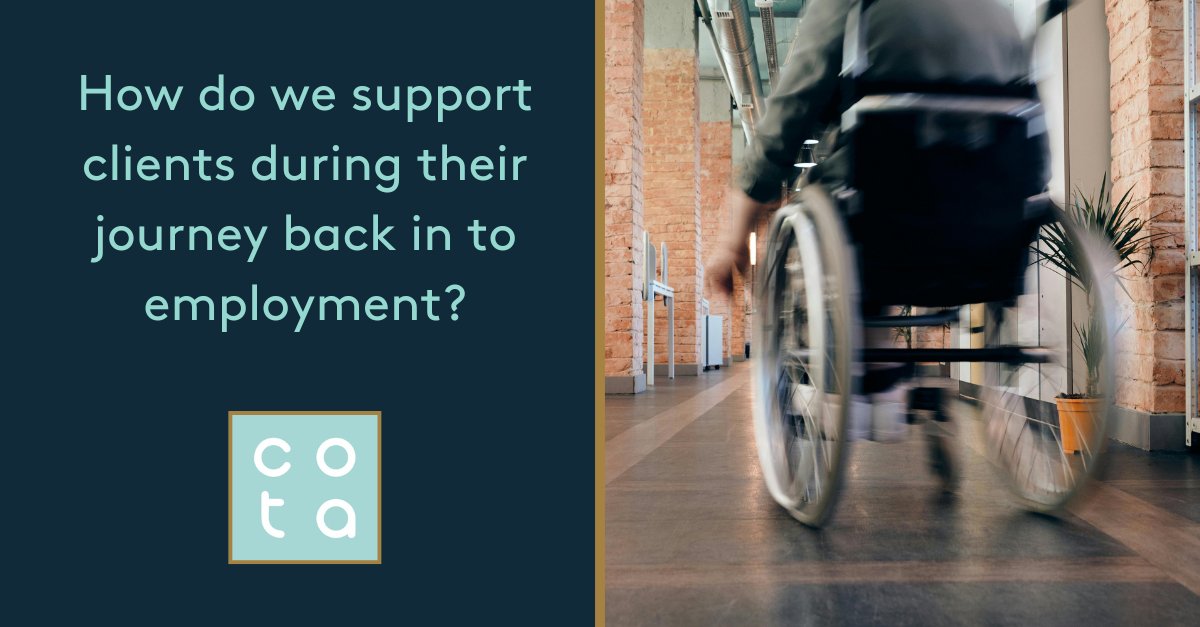 April marks both #StressAwarenessMonth and #LLLDAM. We’re sharing how COTA helps clients return to work post-injury—restoring routine, independence, and purpose. Finding the right role can be stressful for individuals, but we’re here to help. Learn more: bit.ly/4eeyOGV