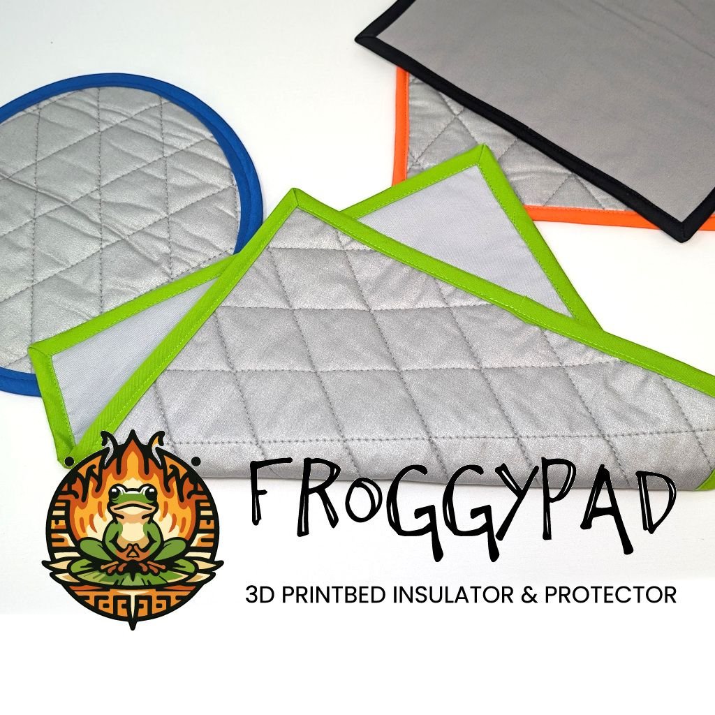 Heated not warming the way it should be? Make sure to come check out our Froggy pads! Made right here in Indiana! 
#froggypad #heatbedprotector #3dprinting