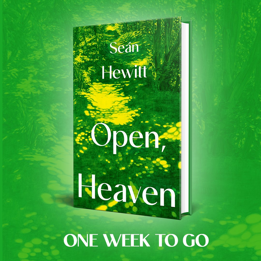 Somehow, it’s one week to go until @SeanEHewitt's OPEN, HEAVEN blooms into the world...

Pre-order now: linktr.ee/seanhewitt