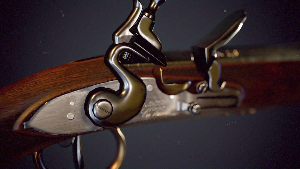 GameaningStudio's tweet photo. Ancient French Cavalry Carbine 3D Model made for games ✨
#Blender #Roblox #Unity #3DModelnig https://t.co/vURlp37VFn