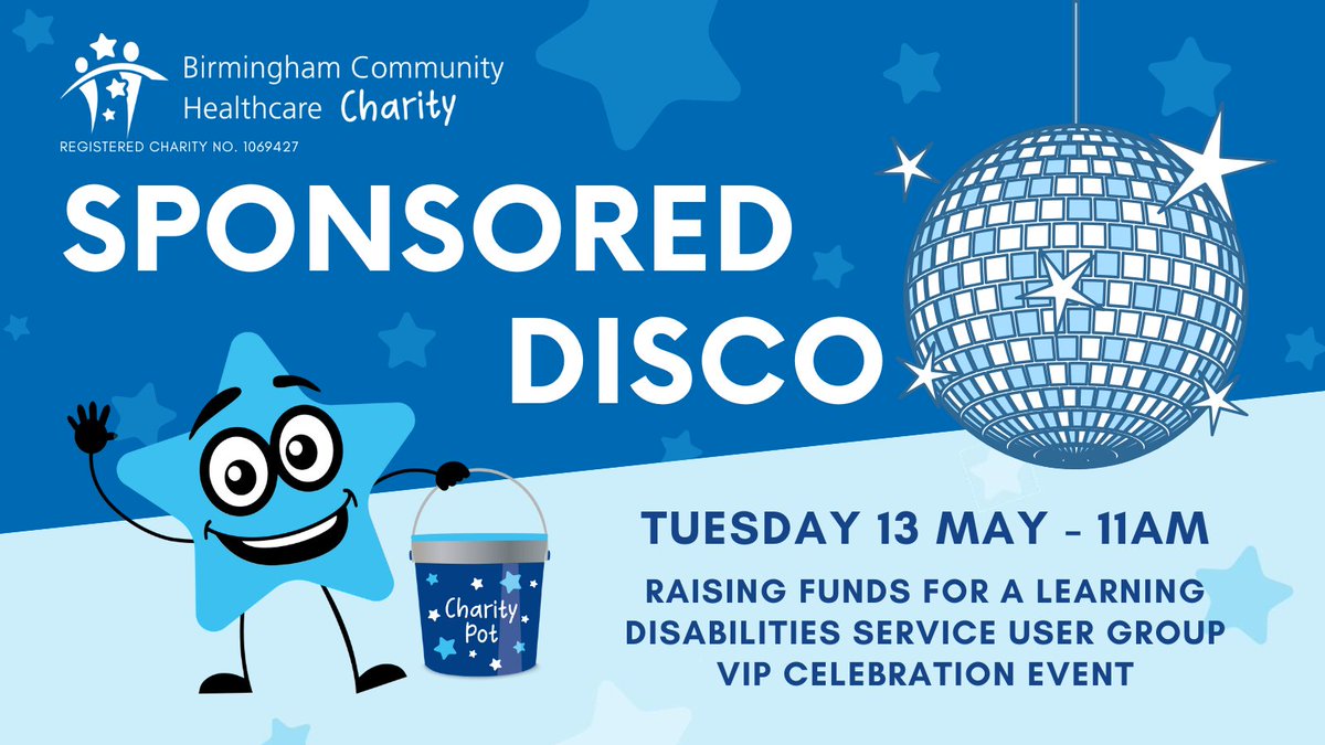 BCHC Learning Disability Service User Group will be dancing for dosh at a 2-hour sponsored disco, to raise money for their VIP Celebration Event this summer!
To find out more or make a donation, visit their JustGiving page: justgiving.com/page/alison-wh… #BCHCCharity