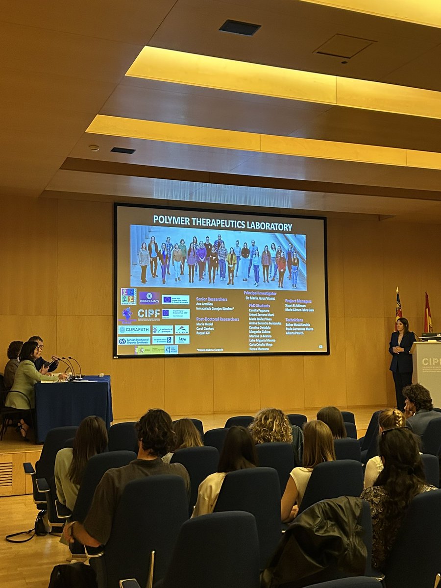 Camilla Pegoraro is reading her Thesis today at <a href="/CIPFciencia/">CIPF</a> “Mitochondria Targeted Polypeptide-Drug Conjugate Delivery Platforms” directed by M. Jesús Vicent e I. Conejos.
#cancer #treatment #mitochondria #nanomedicine