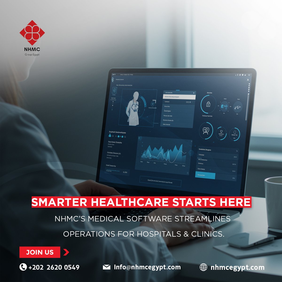 NHMC Medical Software: Revolutionizing Healthcare Efficient, secure, and AI-powered, our medical software helps hospitals and clinics:  Improve patient management  Automate administrative tasks  Enhance data security &amp; accessibility