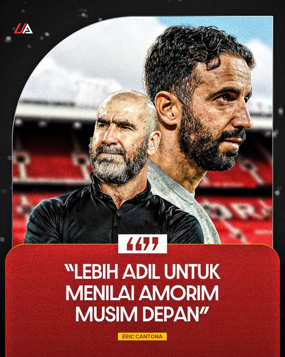 Cantona on Amorim:

"Dia melakukan hal hebat di Lisbon dan datang di pertengahan musim, jadi dia tidak memilih pemain mana pun."

"Akan lebih adil untuk menilainya musim depan. Karena di musim ini, ia harus bekerja dengan pemain yang bukan pilihannya."

King sudah bersabda. 👑