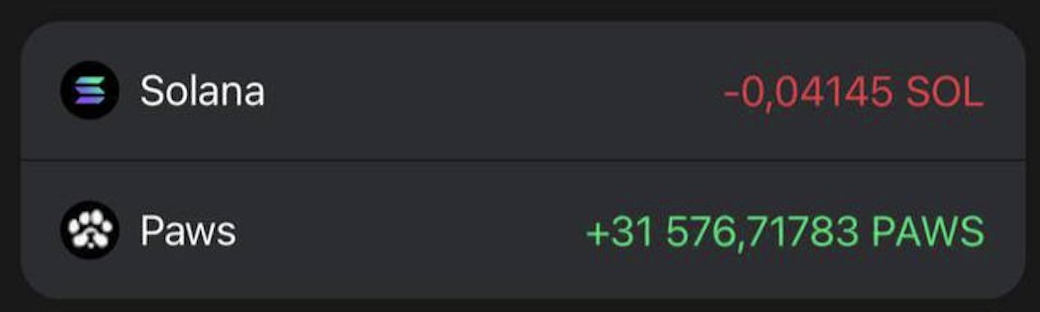 These clowns even jacked up the transfer fees 🤡

Basically, claiming your $PAWS airdrop costs more than your tokens are worth 💸