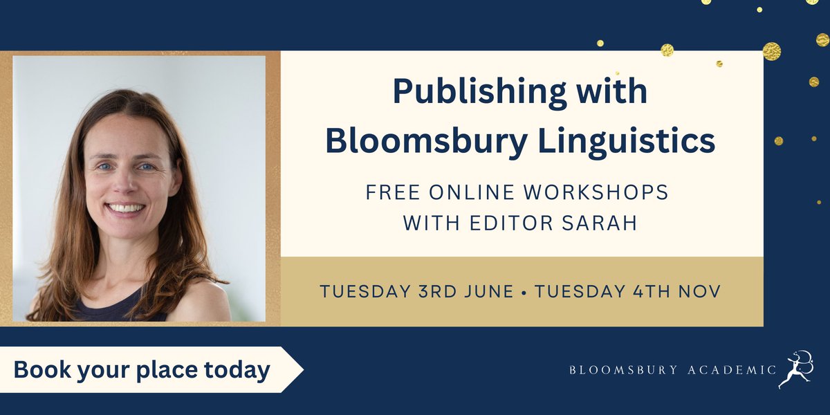 Bloomsbury Linguistics (@bloomsburyling) on Twitter photo Ever wondered what's involved in becoming a Bloomsbury Linguistics author? Or how to submit the strongest book proposal possible?
Learn it all in a free workshop + Q&A with <a href="/SarahMac_Editor/">Sarah MacDonald</a>!
📅 Tues 3 June, 14:30 (BST) / 9:30 (EDT)
More info / register: bit.ly/4ig8NZX Ever wondered what's involved in becoming a Bloomsbury Linguistics author? Or how to submit the strongest book proposal possible?
Learn it all in a free workshop + Q&A with <a href="/SarahMac_Editor/">Sarah MacDonald</a>!
📅 Tues 3 June, 14:30 (BST) / 9:30 (EDT)
More info / register: bit.ly/4ig8NZX