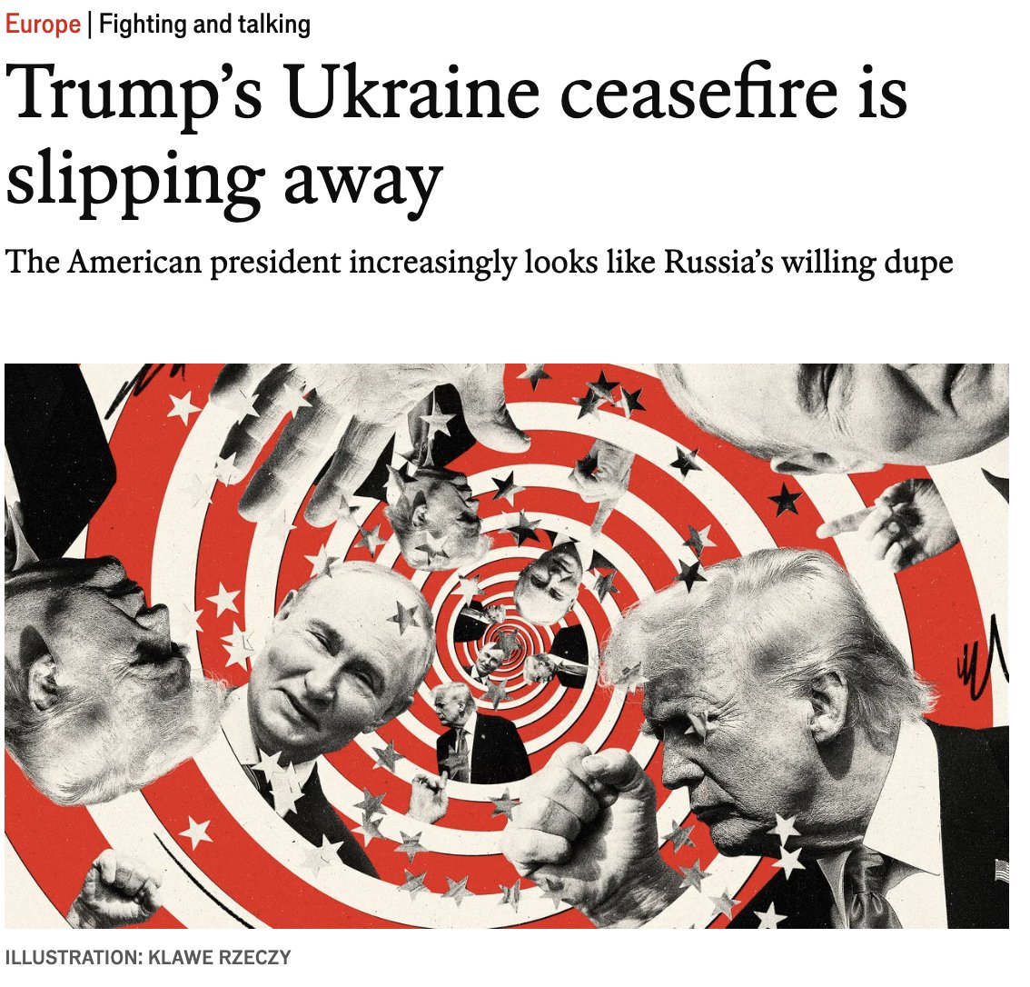 Nieuws: Trump-regering heeft een bondgenoot gebeld met de vraag militaire steun aan Oekraïne te stoppen. Die bondgenoot weigerde.

Ongelooflijk hoeveel Trump bereid is te doen voor Poetin. Laat het kabinet stoppen met zeggen dat artikel 5 'staat als een huis'. Dat is wensdenken.