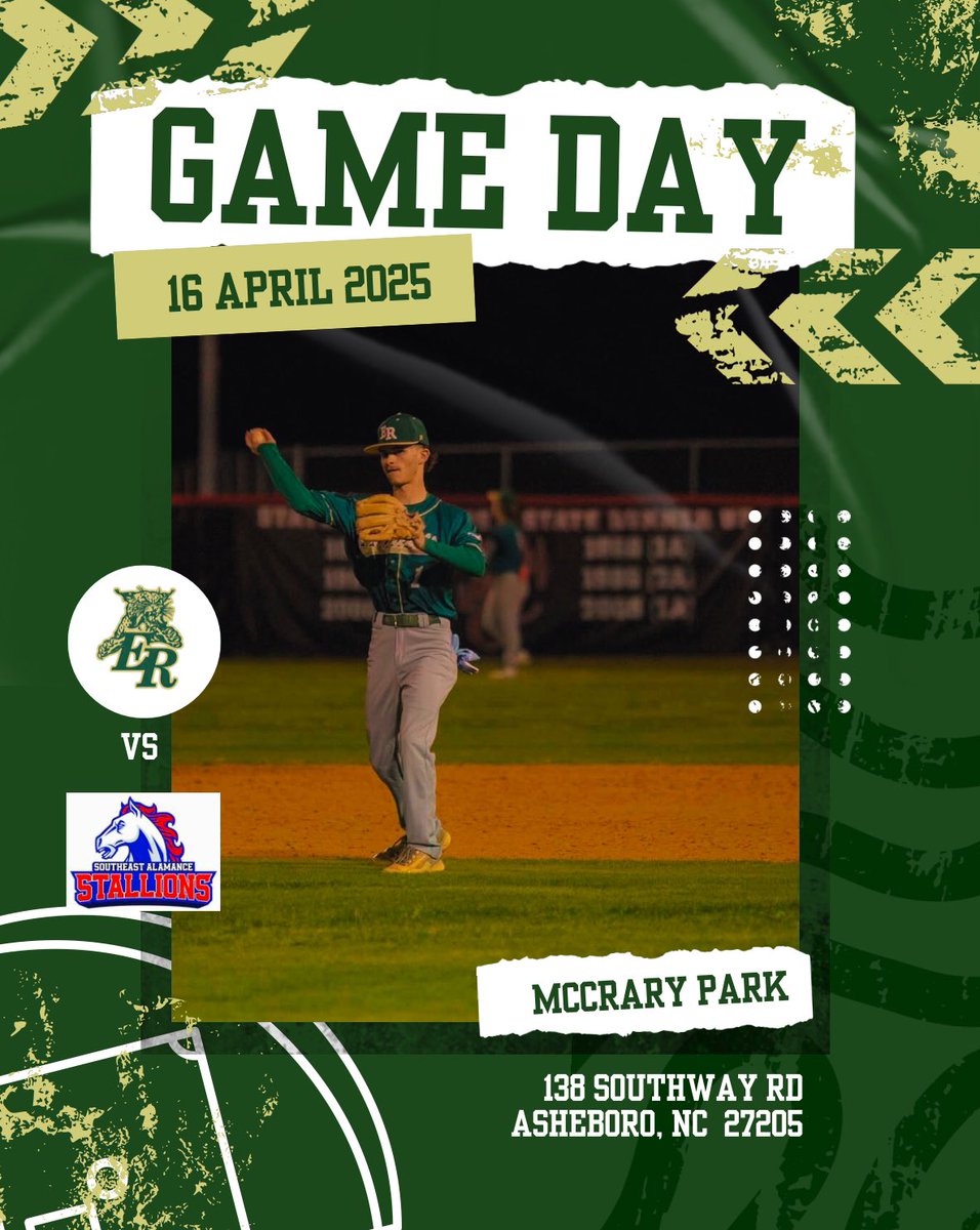 SPRING BREAK BASEBALL! 

We are back in action today as we head over to McCrary Park for our first matchup in the Zookepper Classic! 

🆚 SE Alamance
📍McCrary Park (Asheboro)
📆 April 16th
⏰ First Pitch Scheduled for 4:00!
⛅️ 66 Degrees
🎙️ <a href="/SportsToneNet/">SportsTone.net</a>