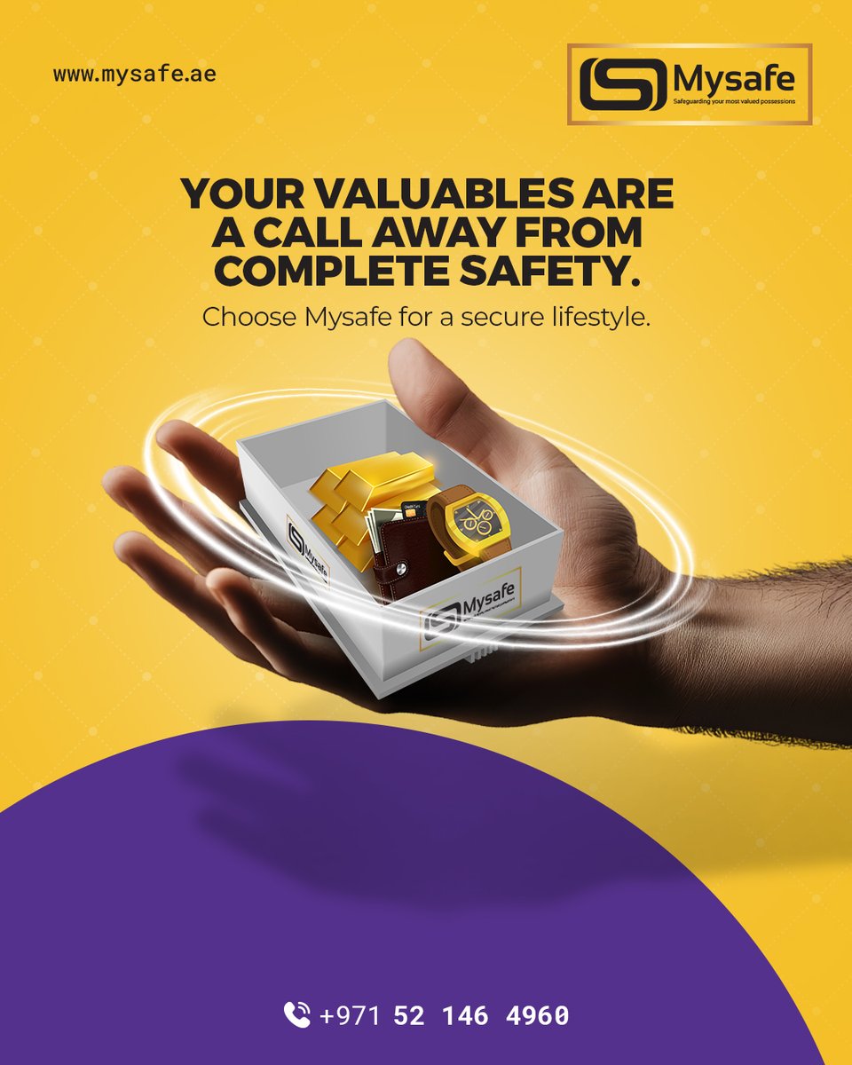 MySafeDubai's tweet image. Safety is just a call away - because your valuables deserve the best protection with MySafe!

☎️ +971 52 146 4960
📌 Visit mysafe.ae

#SafetyFirst #MySafe #ValuableProtection #HomeSecurity #PeaceOfMind #SecureYourStuff #SafetyMatters #ProtectYourValuables