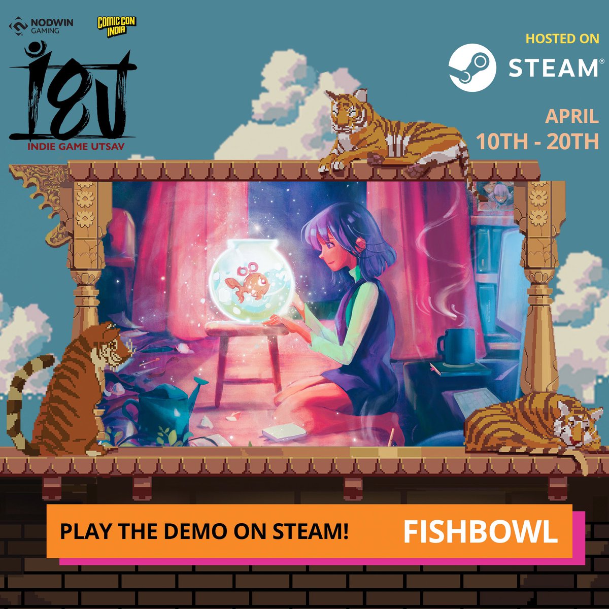 Fishbowl is part of <a href="/indiegameutsav/">indiegameutsav</a> a celebration of indie games made in India! Check out the event below and make sure to wishlist all the games which catch your eye ✨