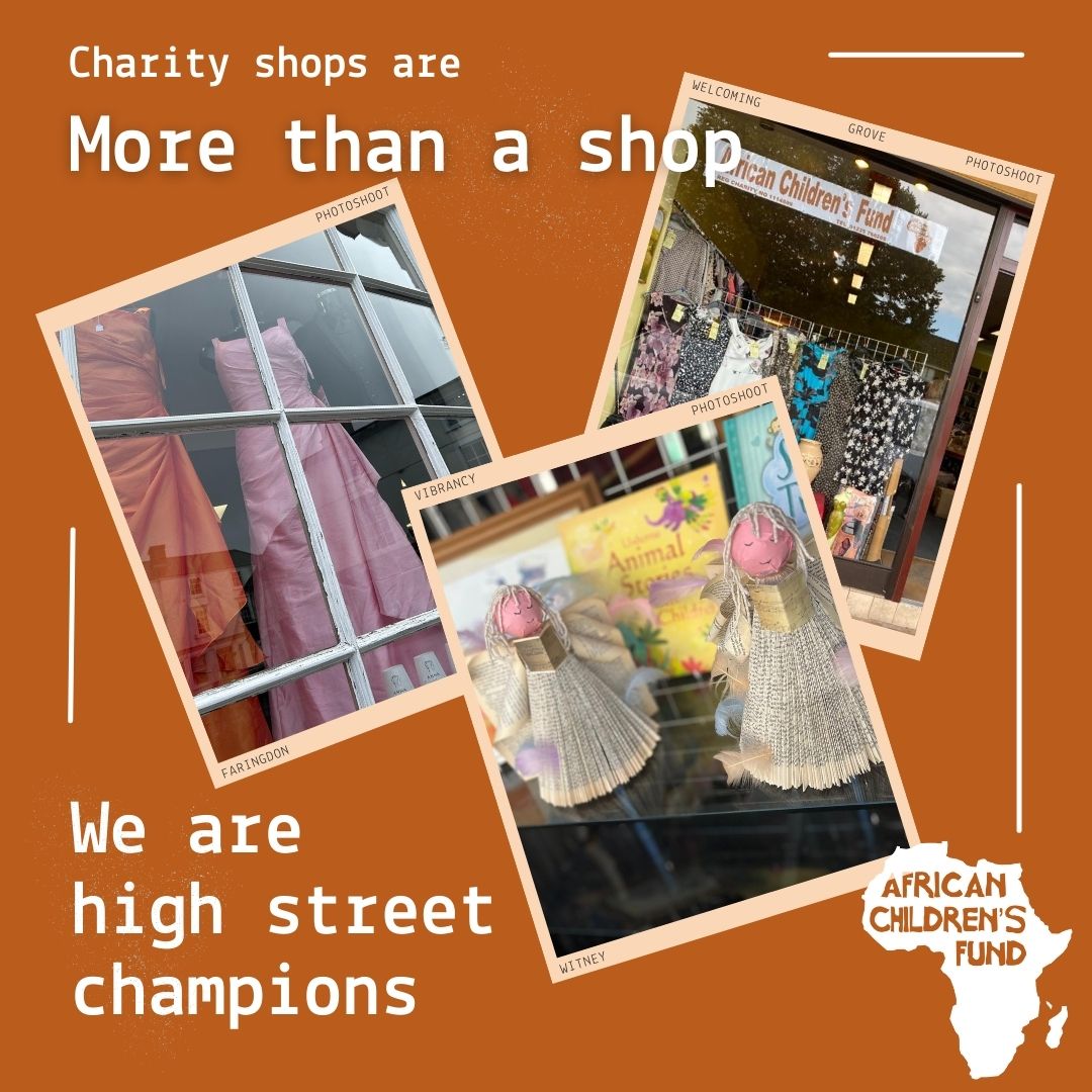 🧡 More than a Shop 🧡
This week has flown by and we're on our final day of the <a href="/CharityRetail/">Charity Retail Association</a> #MoreThanAShop campaign, reminding you how charity shops are more than a shopping experience. Today we're more than a shop... we are also high street champions!
africanchildrensfund.org/shops-trading?…