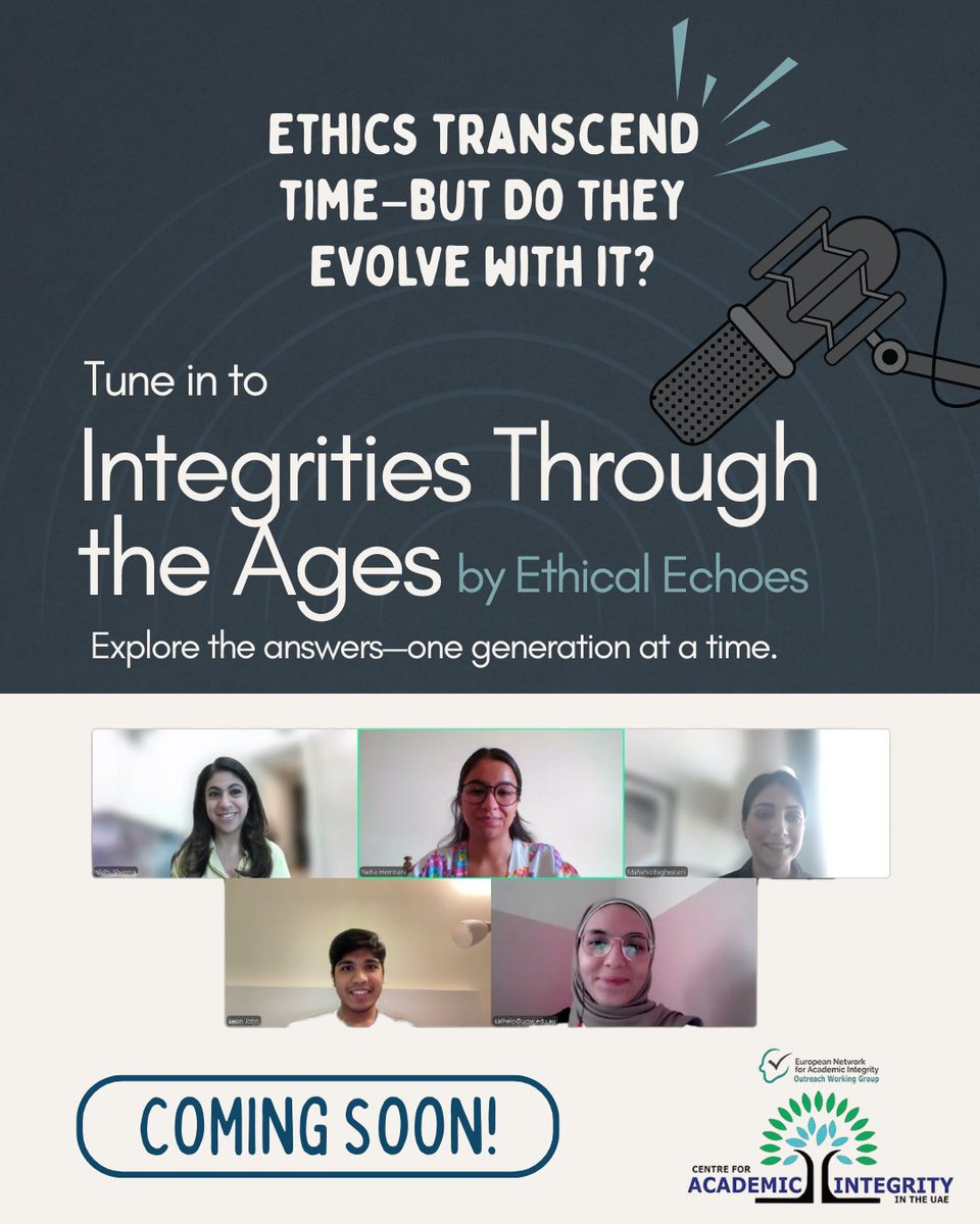 ENAI WG Centre for Academic Integrity in the UAE (@uaecai) on Twitter photo 