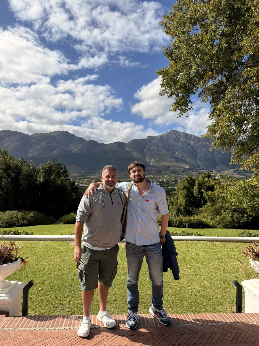 jamiebsmith's tweet photo. My birthday this year was spent on the Franschhoek #WineTram visiting 8 vineyards with @AvGeek4All. Couldn’t have asked for a more chill day with ample great wine. https://t.co/LhXJYpjVf5