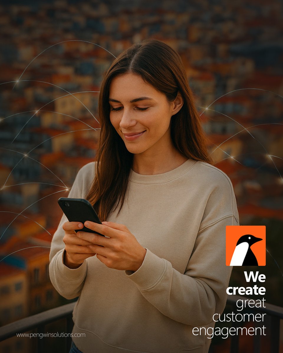 PengwinSOLN's tweet image. 📲 Great customer engagement isn’t just about showing up — it’s about creating connections that last. 💬✨
At Pengwin Solutions, we spark conversations that convert.
Let’s turn your audience into loyal customers. 🔁
#PengwinSolutions #EngageToGrow #DigitalMarketing