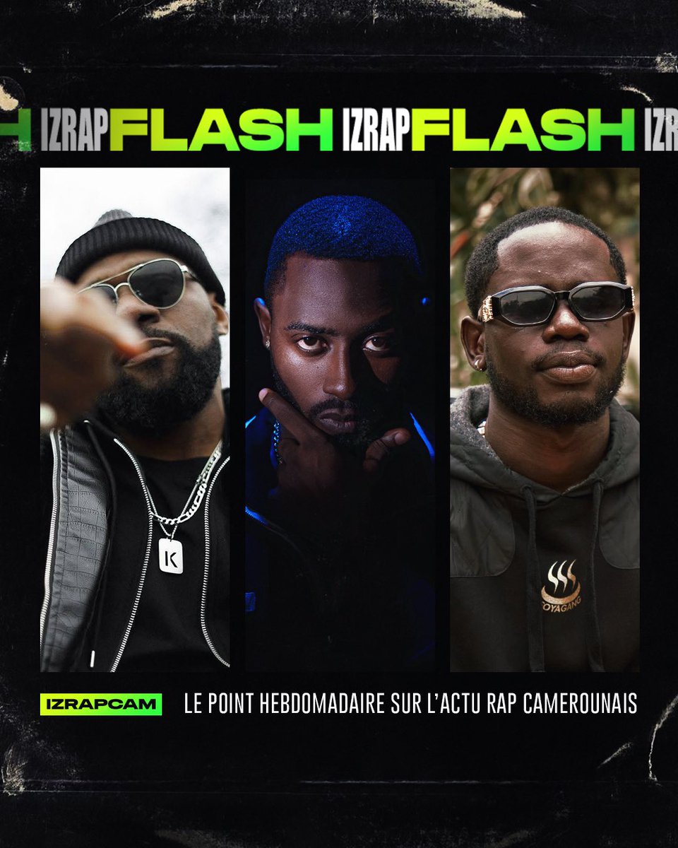 izrapcam's tweet photo. #IZRAPFlash 📢
Le point hebdomadaire sur l’actu rap camerounais cette semaine avec @KillamelAkn, @shapatoff, @jordanlemonstre, @Lifkanomore, @OnlySamy, @trois_officie & Yung Time la découverte de la semaine 🇨🇲
⬇️ https://t.co/iYTTjRmNjP