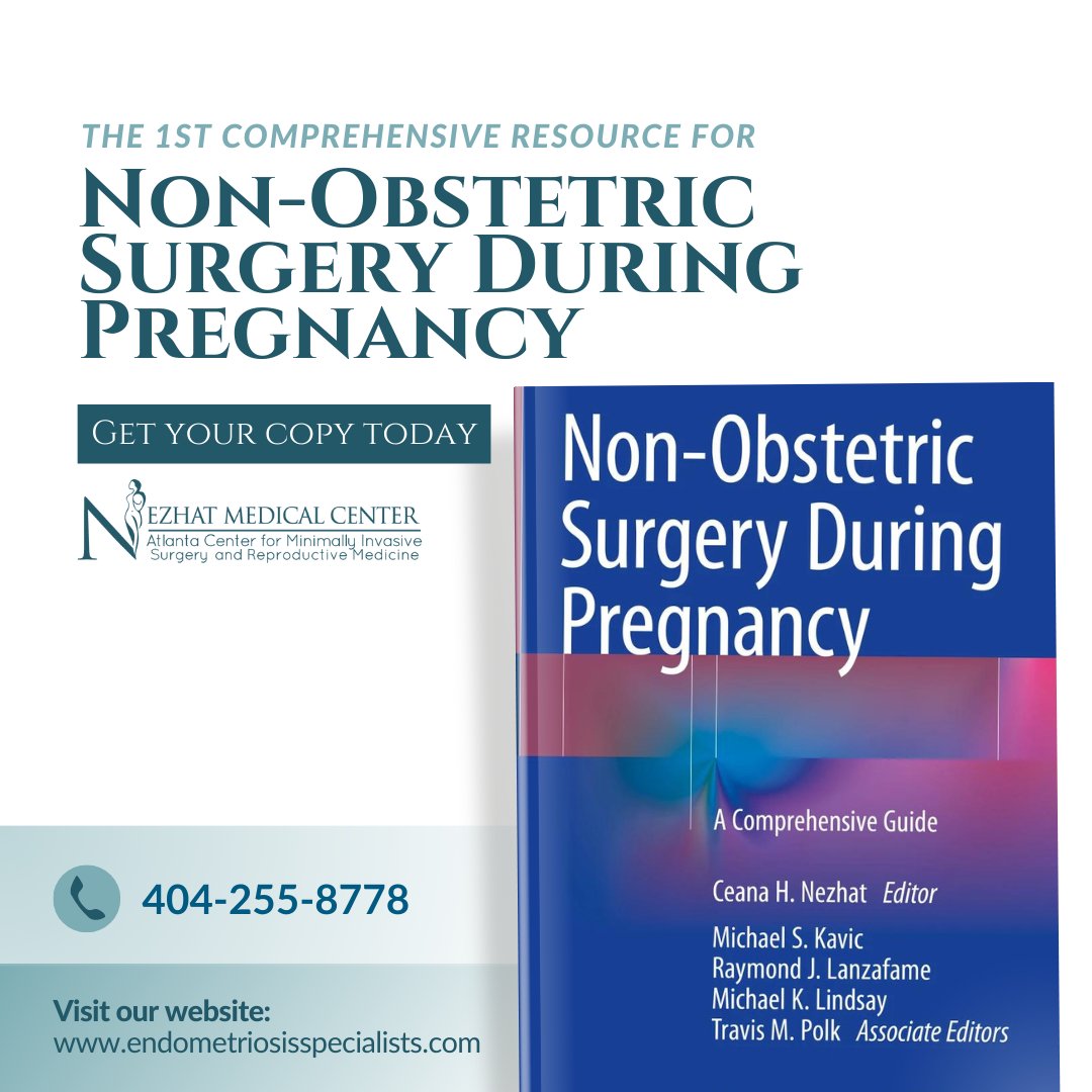 Edited by Dr. Ceana Nezhat, this book is a must-read for physicians and surgeons navigating the complexities of treating pregnant patients.🧑‍⚕️📚 

Download your copy today - link.springer.com/book/10.1007/9…