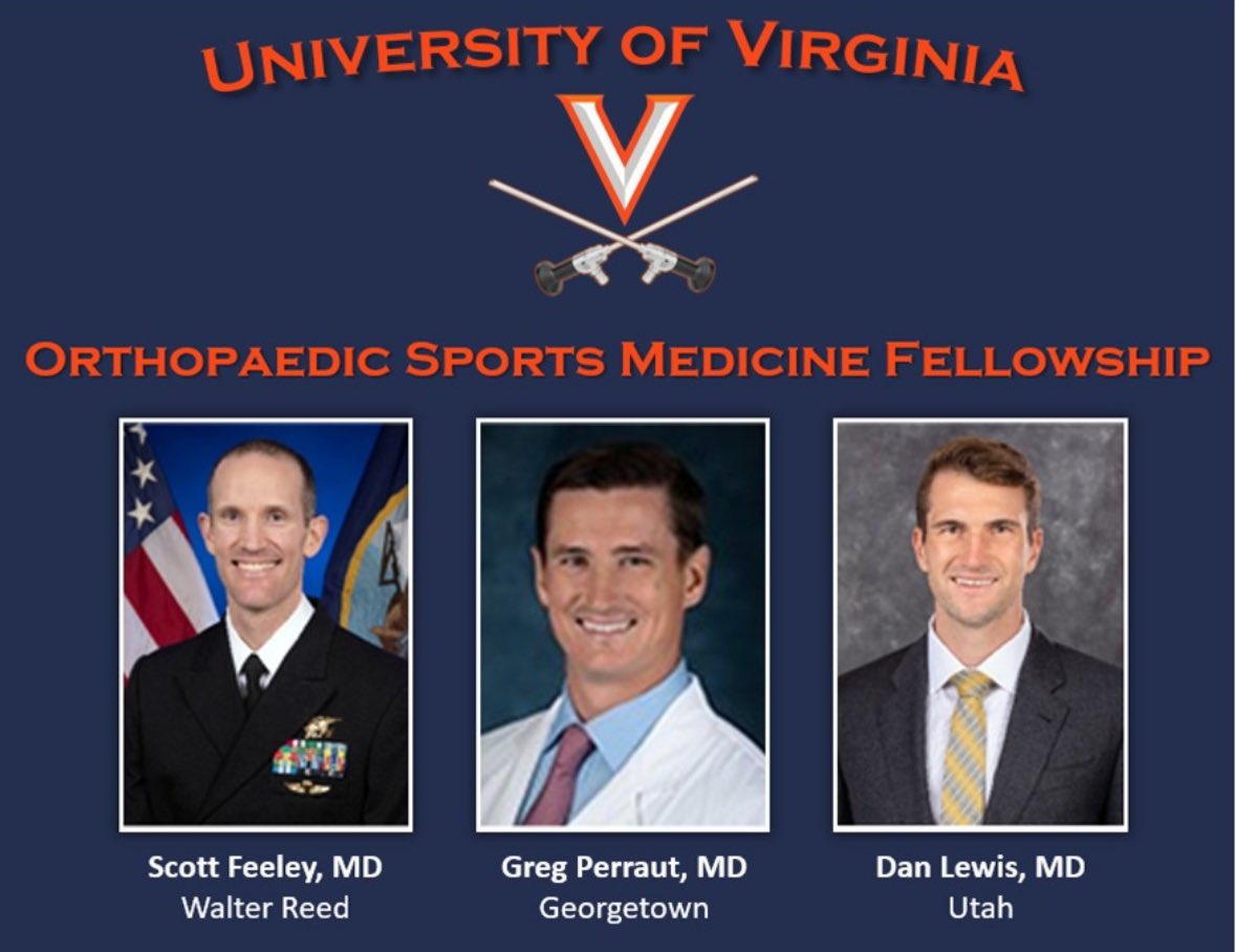 Excited about our sports fellowship match!  Welcome Scott, Greg, and Dan!