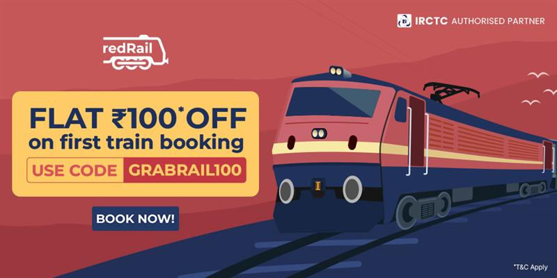 GrabOnIn's tweet photo. redRail x GrabOn Exclusive
Flat ₹100 OFF on your first train ticket booking
New users, this one’s for you
Book now- https://t.co/JjkzvBG93g
#TrainTravel #TravelDeals #redRail #GrabOn #BudgetTravel #DealAlert https://t.co/VIz9kIwVTk