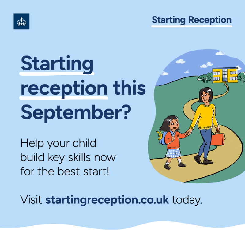educationgovuk's tweet photo. Received your child's school offer today?

Help them prepare for this exciting journey with a guide to building essential skills for the best start in life before September!

#PrimaryOfferDay