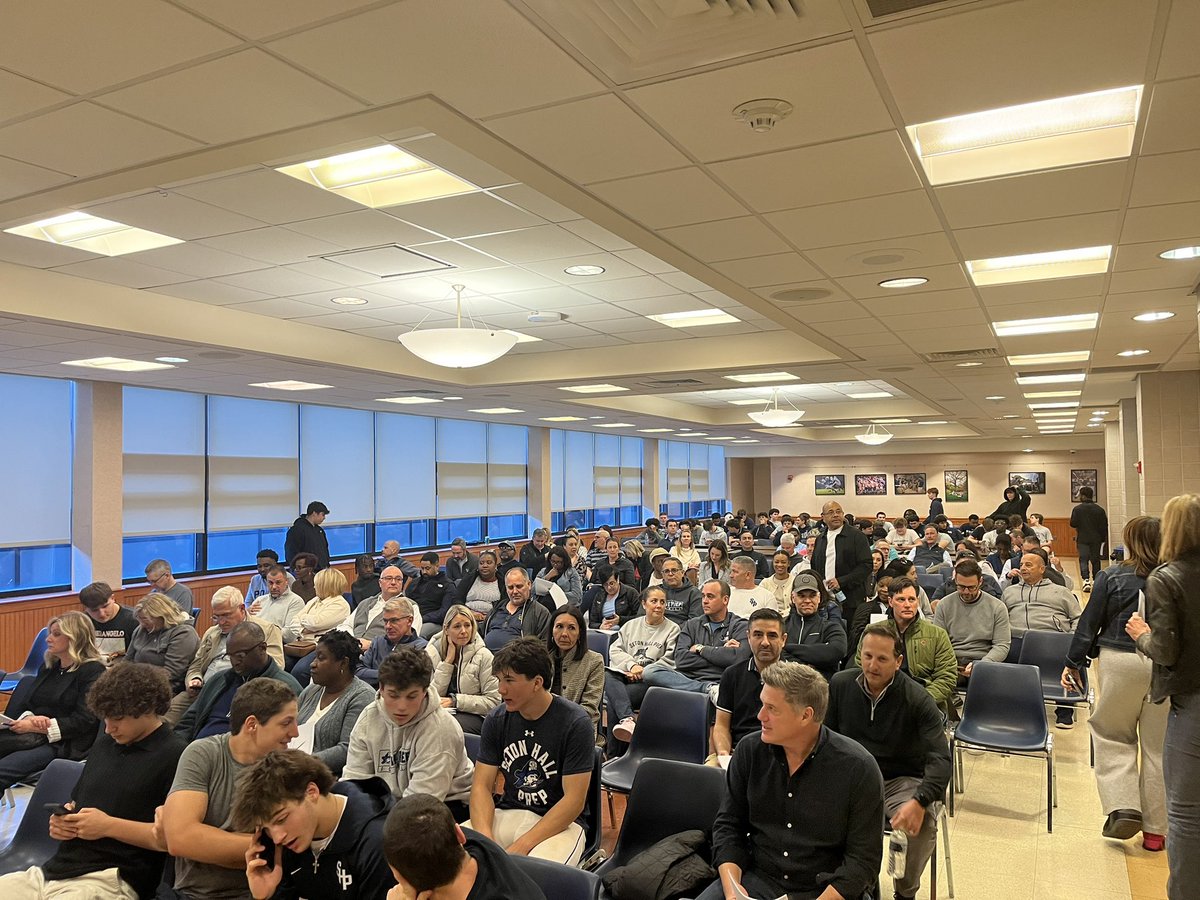 Jason Tudryn (@coachtucr) on Twitter photo Great night last night talking about the recruiting process and what it takes to play at the next level. <a href="/CoachBFitz/">Bill Fitzgerald</a> is a first class human being that cares deeply about his team. College coaches make sure to stop by the <a href="/theprepfootball/">Seton Hall Prep Football</a> this spring, there are some dudes here! Great night last night talking about the recruiting process and what it takes to play at the next level. <a href="/CoachBFitz/">Bill Fitzgerald</a> is a first class human being that cares deeply about his team. College coaches make sure to stop by the <a href="/theprepfootball/">Seton Hall Prep Football</a> this spring, there are some dudes here!