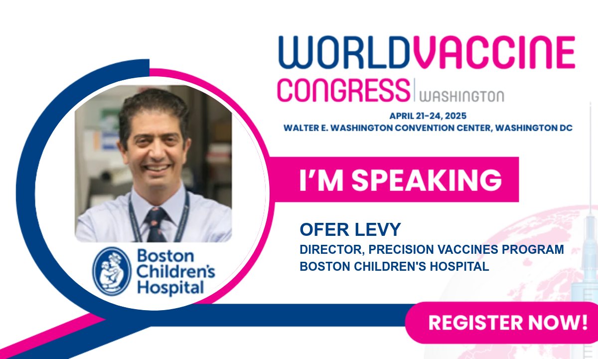Precision Vaccines Program (@precvaccines) on Twitter photo <a href="/levy_o/">Dr. Ofer Levy, MD PhD</a>, <a href="/PrecVaccines/">Precision Vaccines Program</a> Director, is speaking at the World Vaccine Congress Washington next week! PVP will be in attendance from April 21st - 24th. We hope to see you there!
Register today using code BCH25 and save 25%!
i.snoball.it/p/HICyr/l/11
#WVCDC #WorldVaccineCongress <a href="/levy_o/">Dr. Ofer Levy, MD PhD</a>, <a href="/PrecVaccines/">Precision Vaccines Program</a> Director, is speaking at the World Vaccine Congress Washington next week! PVP will be in attendance from April 21st - 24th. We hope to see you there!
Register today using code BCH25 and save 25%!
i.snoball.it/p/HICyr/l/11
#WVCDC #WorldVaccineCongress