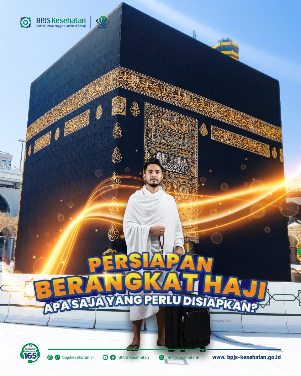 Hallo #SobatBPJS

Gak kerasa sebentar lagi sudah mau masuk waktu pelaksanaan Ibadah Haji. Kira-kira selain meningkatkan iman kepada Allah dan kudu sehat jasmani rohani, apa lagi ya yang harus dipersiapkan sebelum berangkat Haji?

#BPJSKesehatan
#SatuDekadeJKN