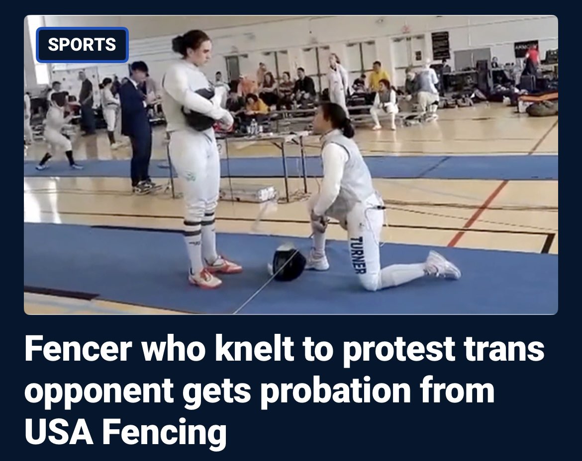 Someone make sense of this for me…now we are punishing girls for refusing to compete against males?!!!