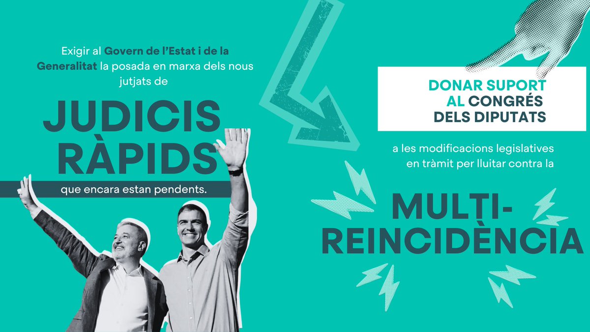Reclamem que la lluita contra la multireincidència a Barcelona sigui una prioritat real de l’executiu del PSC ❗

☝🏻 Aconseguim que el Govern Collboni acordi mantenir el ‘Pla Kanpai’ de manera permanent a les zones més conflictives de la ciutat