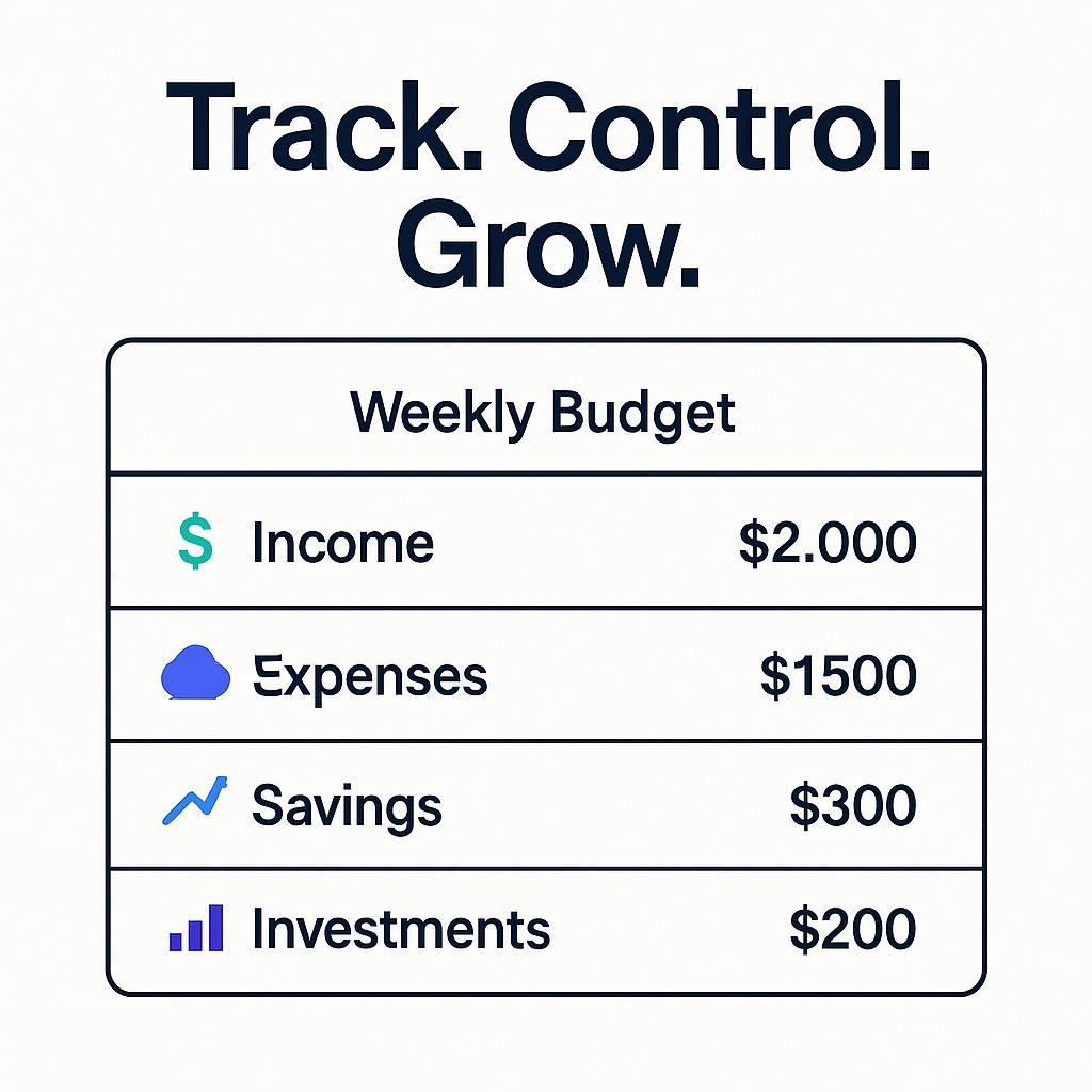 🧠 Wealthy people don’t budget because they’re broke.

 They budget because they respect their money.

Tracking where your dollars go = controlling your financial future.

Respect your income. Use it wisely.