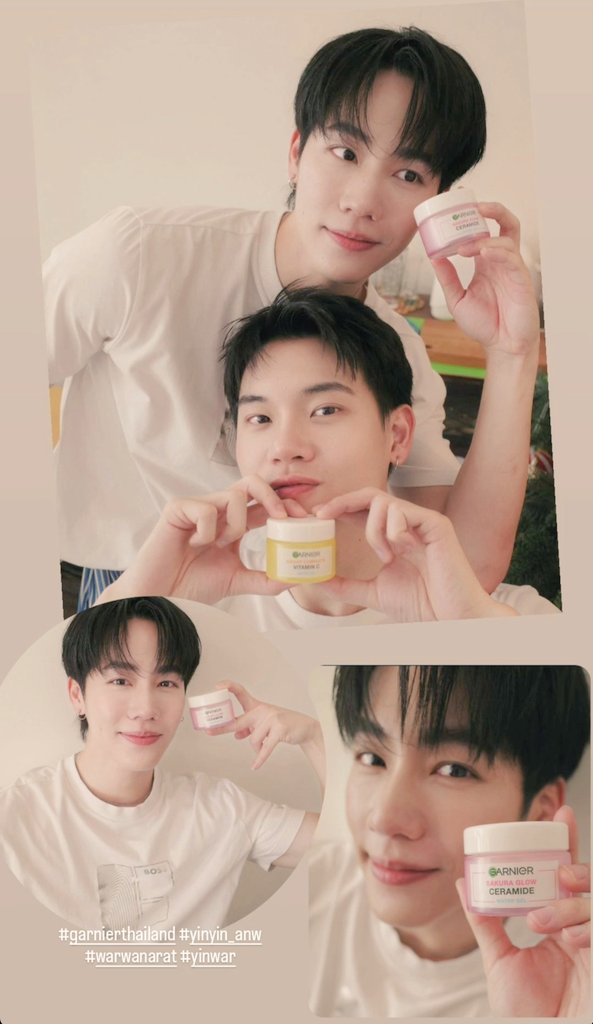 The photos is so cutee ♡
#GarnierThailand #YINWAR #yinyin_anw #warwanarat