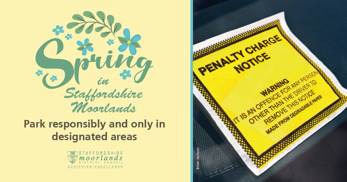 Visiting the Moorlands this Easter? Make sure you only park in designated areas!

You can find information on our car parks by visiting staffsmoorlands.gov.uk/article/505/Pa…