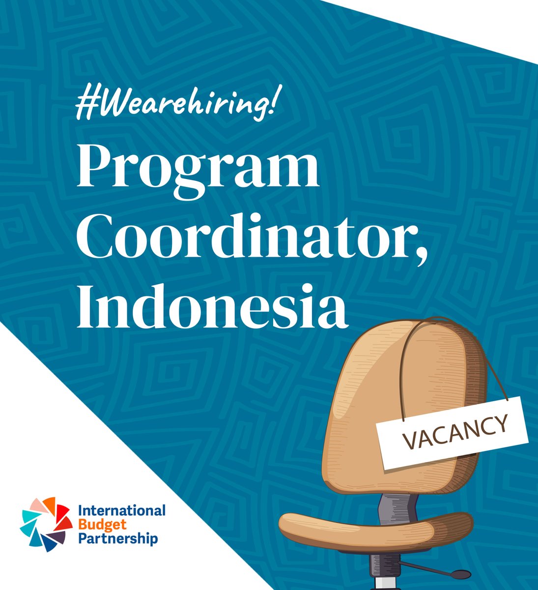 #Wearehiring! We are looking to appoint a Program Coordinator to be part of our #Indonesia team to support the implementation of the Indonesia Country Strategy and provide direct assistance to the Country Director.  Apply here: ibp.bamboohr.com/careers/38
