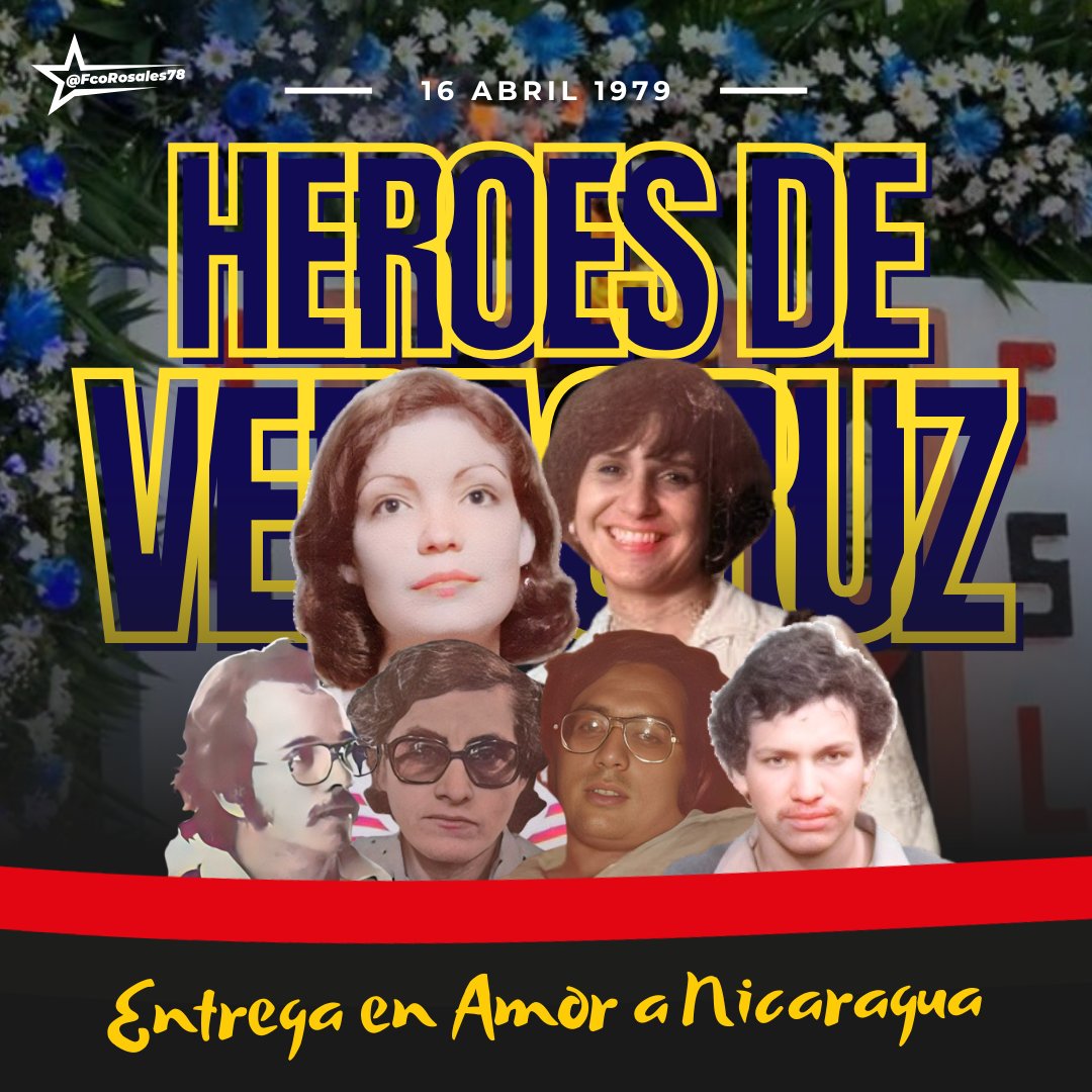 Francisco Rosales 🇳🇮 (@fcorosales78) on Twitter photo 🗓 Hoy #16Abril recordamos a los compañeros:
Idania Fernández
Aracelly Pérez
Oscar Péreź
Carlos M Jarquín
Roger Deshon
Edgard Lang
Hermanos que ofrendaron sus vidas, para que #Nicaragua fuese libre y para que viviéramos hoy en Paz.
<a href="/corpav_m/">Carnitas Sandinista ❤🖤❤🇳🇮</a> <a href="/Atego16/">@🅰🆃🅴🅶🅾 🇳🇮</a> <a href="/Ge_Sus26/">Gema_Susan🤓✏🦁💙</a> <a href="/Elleon19julio79/">El León</a> 🗓 Hoy #16Abril recordamos a los compañeros:
Idania Fernández
Aracelly Pérez
Oscar Péreź
Carlos M Jarquín
Roger Deshon
Edgard Lang
Hermanos que ofrendaron sus vidas, para que #Nicaragua fuese libre y para que viviéramos hoy en Paz.
<a href="/corpav_m/">Carnitas Sandinista ❤🖤❤🇳🇮</a> <a href="/Atego16/">@🅰🆃🅴🅶🅾 🇳🇮</a> <a href="/Ge_Sus26/">Gema_Susan🤓✏🦁💙</a> <a href="/Elleon19julio79/">El León</a>