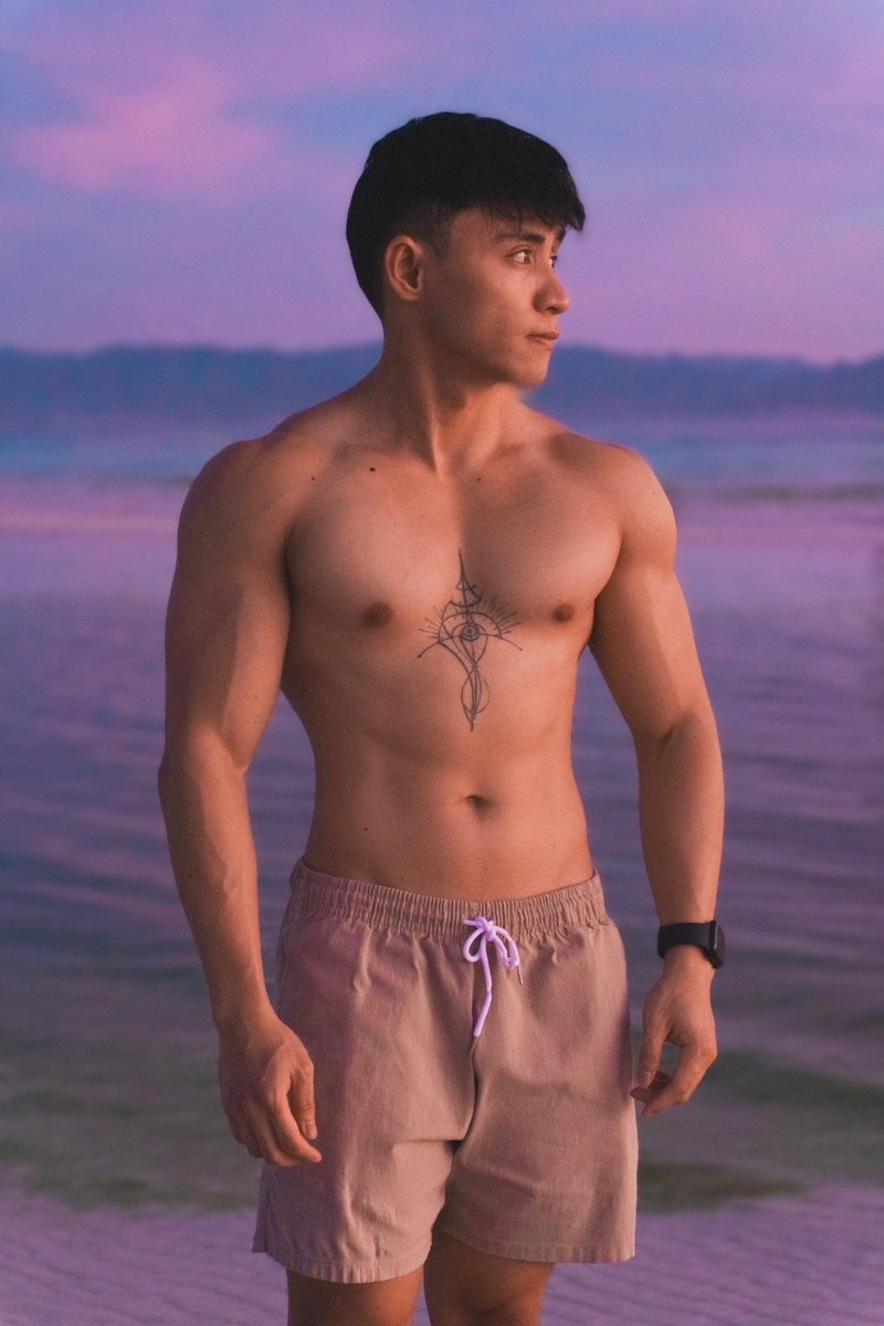 under the pink skies