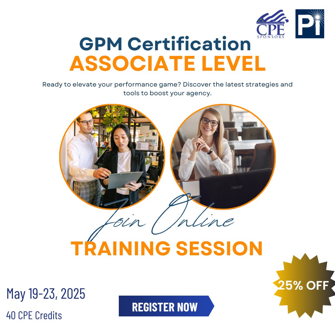 Government pros: level up your impact with training that gets things done. Transform raw data into insight and lead with clarity. Claim 25% off using code GOVLEAD25. Enroll now: bit.ly/4cCgCrt 

#GovLeaders #PerformanceManagement #CGPM #State #Local #County