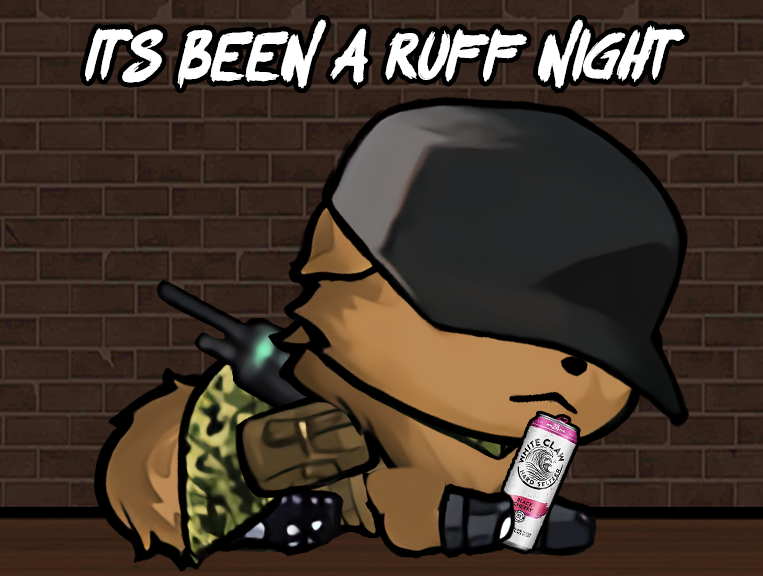 kopshi64's tweet photo. Day 16, Sometimes you just gotta unwind.
#DEFYDogDays4 #JusticeForKalashnidogs #DEFYDogs
#GirlsFrontline #GFL #DollsFrontline #ドルフロ #ドールズフロントライン #소녀전선 #少女前線 https://t.co/ZczEOUxmc8