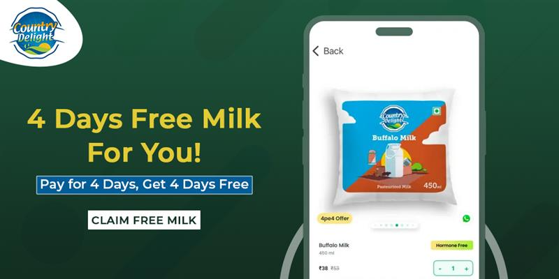 GrabOnIn's tweet photo. ๐ฅCountry Delight Deal
Get 4 FREE deliveries on your milk subscription
๐ชFresh milk at your doorstep, hassle-free
Subscribe now-https://t.co/kry9hQL8OD
#CountryDelight #MilkSubscription #FreshStart #DealAlert #HomeDe https://t.co/9Kwc9WA5Xb