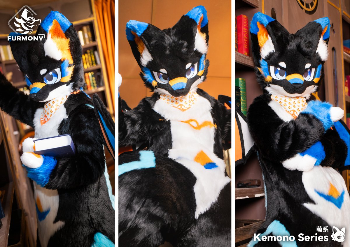 「New Commission Finished」

"Hellfire is for warming paws... Socializing? That's the ninth circle torture. — Demon Cat: 墨团 " 

Thanks for the trust from 雪阳  

#furmony #furry #fursuit #鸿萌造物