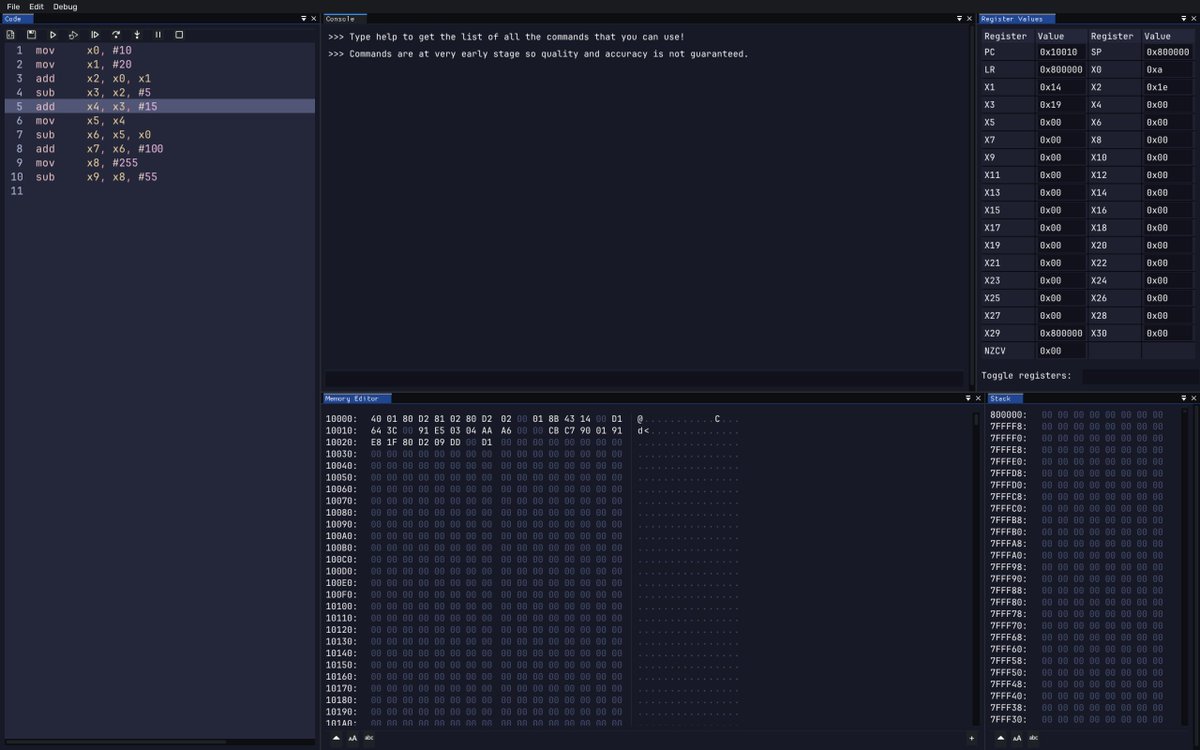 Mr. Rc (@rcx86) on Twitter photo ARM/AARCH64 support incoming on <a href="/ZathuraDbg/">Zathura Debugger</a> soon ARM/AARCH64 support incoming on <a href="/ZathuraDbg/">Zathura Debugger</a> soon