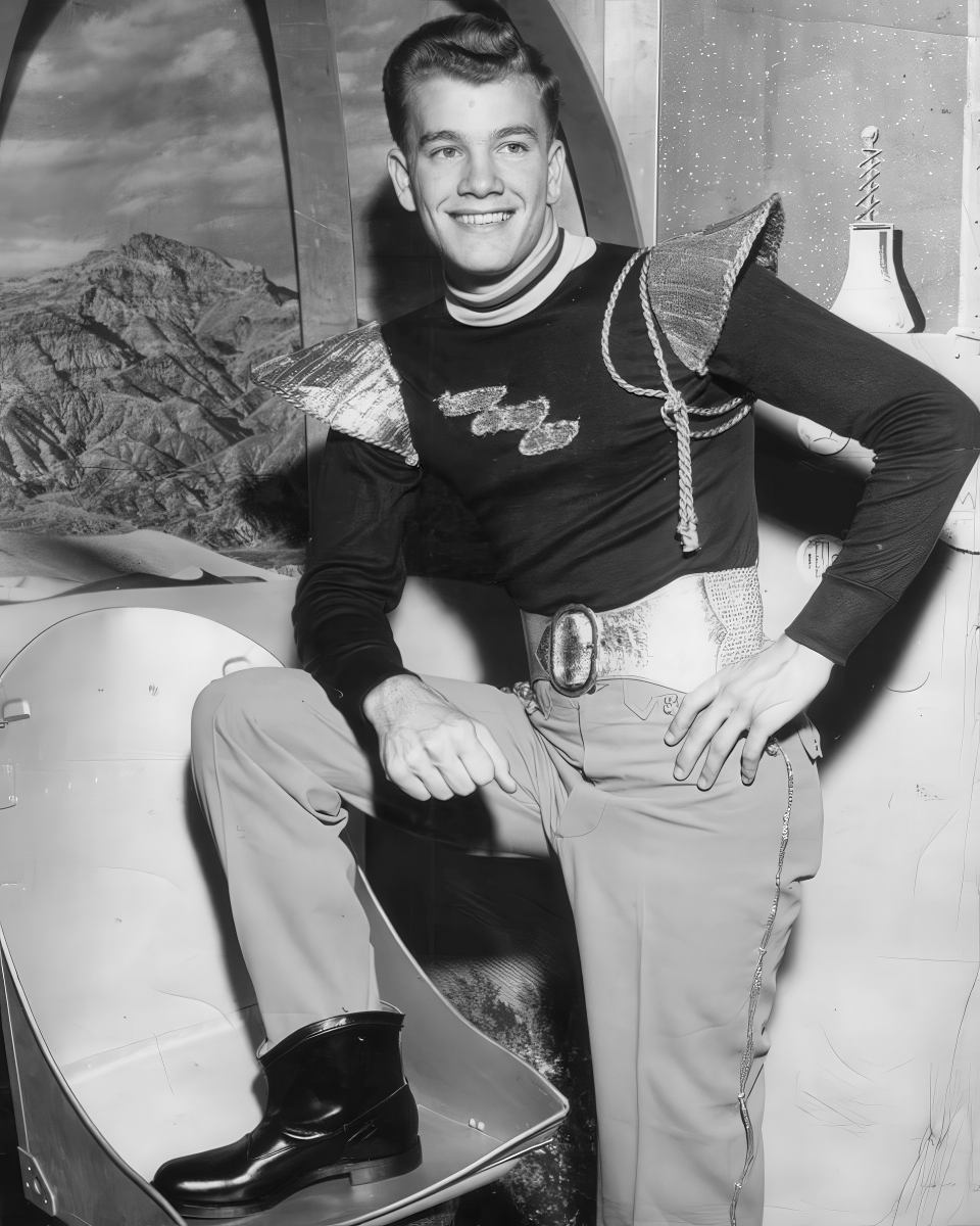 deejayred's tweet image. Sad news today with the passing of Red's friend @WinkMartindale at 91. Here's one of Red's favourite early Wink pics, from the @FOX13Memphis kids show "Wink Martindale of the Mars Patrol". RIP Wink!