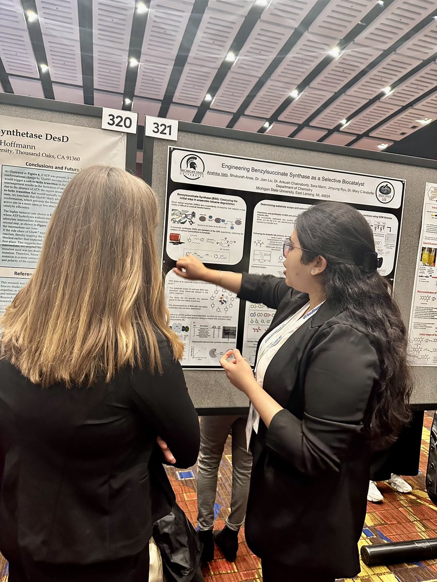 AndorferLab's tweet image. Our graduate student Anshika presenting her poster at the just ended #ASBMB25 annual meeting in Chicago!