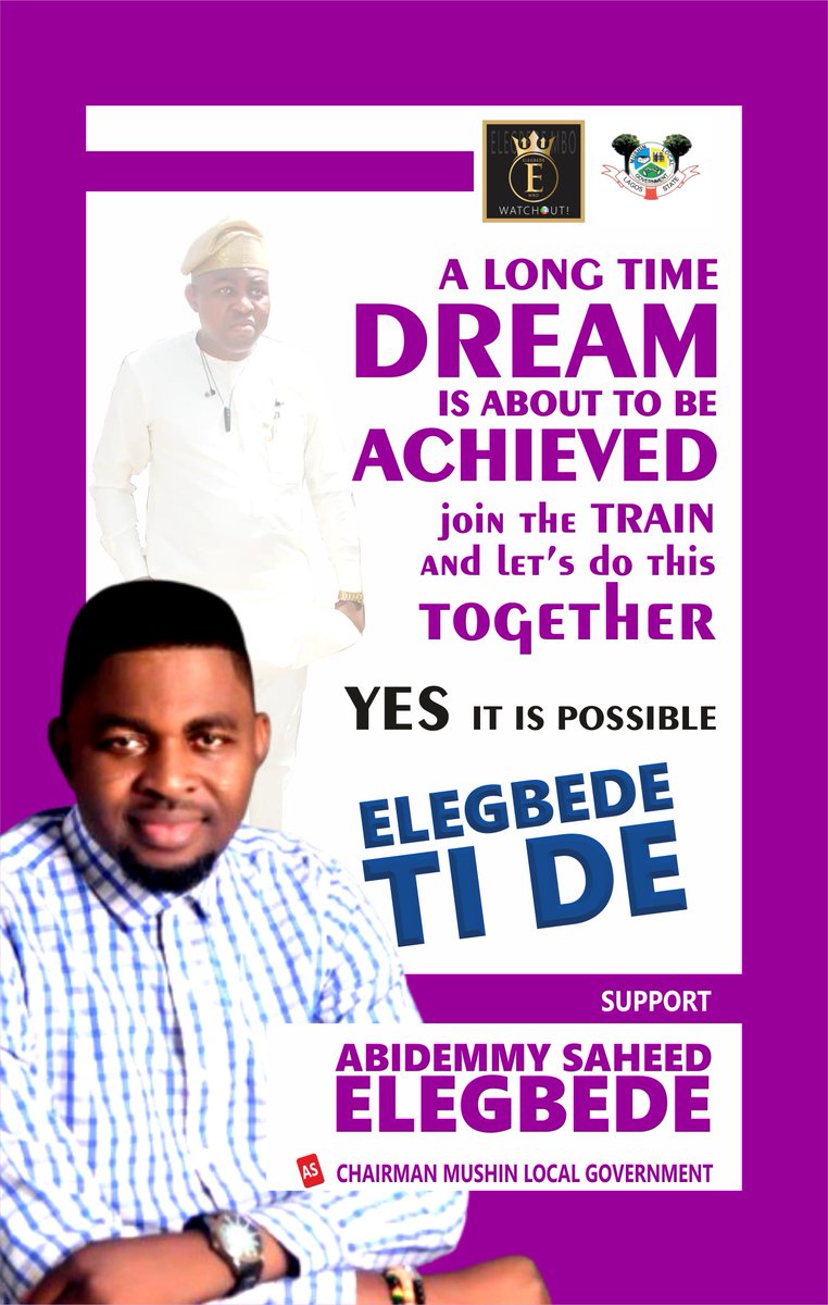 NDYA4438261's tweet image. *We need to refresh our thoughts today about what we truly need for effective governance in Mushin:*

We need someone who knows how to engage people, who is bold, confident and courageous. Asiwaju Abidemmy Saheed Elegbede  is THE MAN WE NEED! as Chairman Mushin Local Government