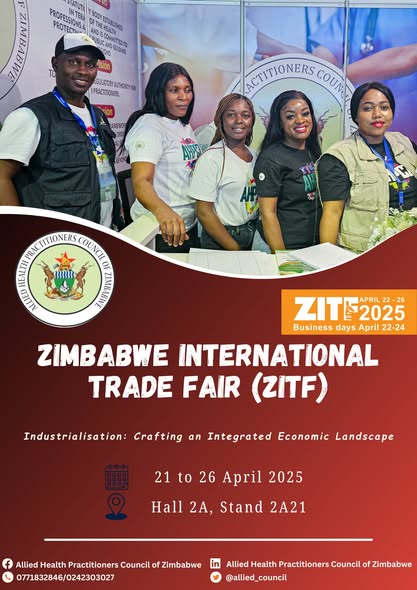 The AHPCZ  secretariat will be at the <a href="/ZITF1/">ZITF Company</a>   this year and all practitioners  in <a href="/Bulawayo/">heinz eckstein</a> &amp; around can have their IDs produced. We will be at Hall  2A Stand 2A 21 &amp; there will be lots more exciting activities from  nutrition advice, BP test &amp; much more