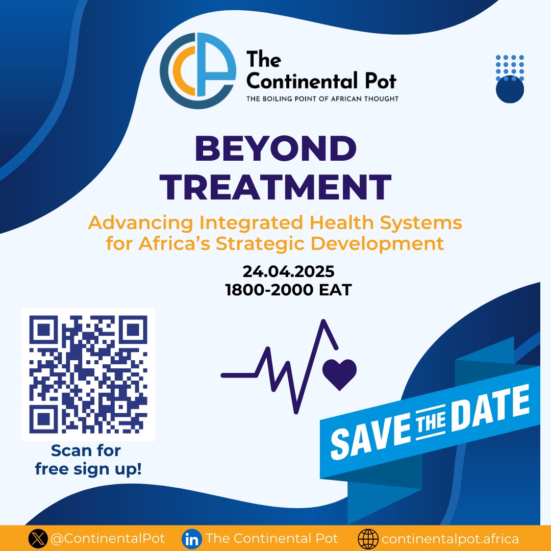 ContinentalPot's tweet photo. NEW DATE ALERT!

Join us online as we discuss Integrated Health Systems for Africa's Strategic Development. Attendance is FREE. Sign up and don't miss this session!

https://t.co/g3fLjsp4Xh https://t.co/vqSLPDfcrU