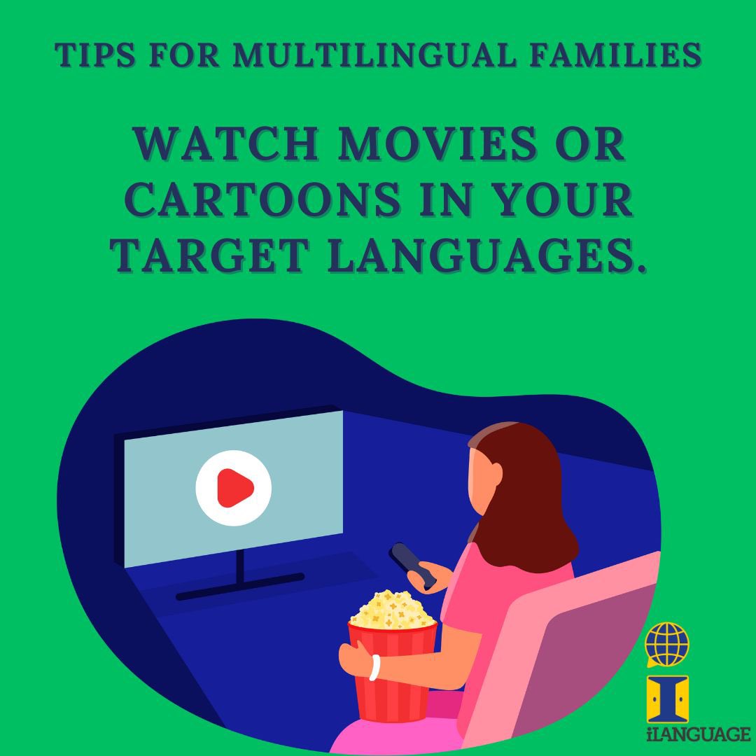 iLanguage_me's tweet image. Turn screen time into language time #MultilingualFamily #LanguageLearningFun #FamilyTips #LanguageAtHome #WatchAndLearn #BilingualKids #RaisingMultilinguals #LanguageExposure #TargetLanguage #FamilyLanguage #DailyLanguagePractice #MultilingualParenting #PolyglotKids #LearnWithFun