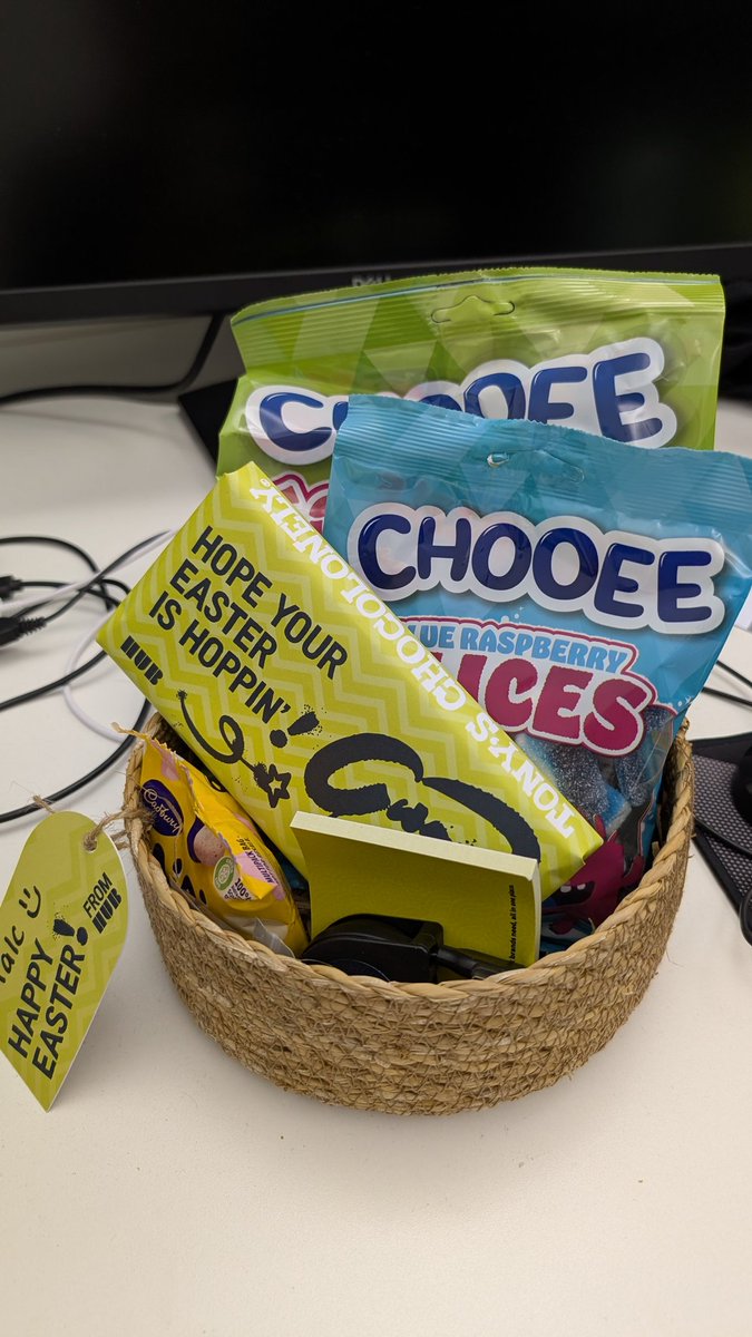 Lovely Easter gift for me and my son this morning from <a href="/thisisHUBagency/">HUB</a> Not sure how much will make it to actual Easter though 😂