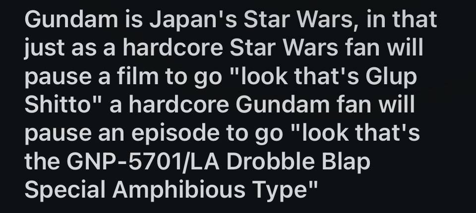 DeltyThe73rd's tweet photo. I HATE THAT this is true for Gundam fans ..... https://t.co/Uliq270Bwy