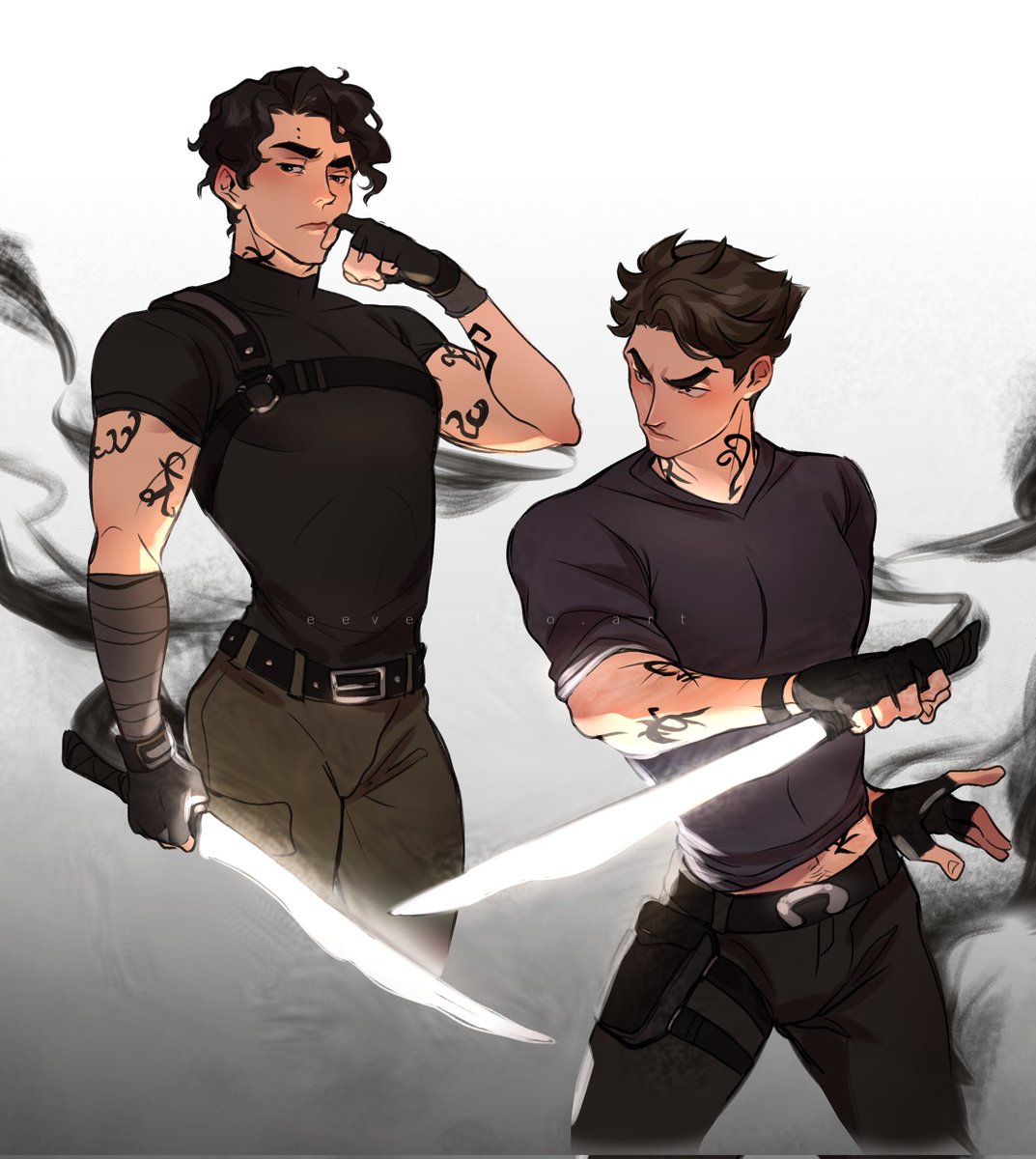 eeveeboo_art's tweet photo. Ushisaku shadowhunters

#art #haikyuu #ushijimawakatoshi #sakusakiyoomi https://t.co/tpRVDf4H0r