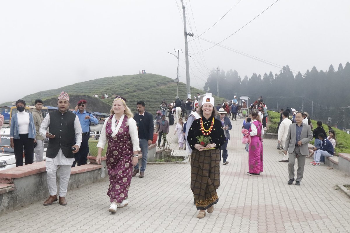 nepaltourismb's tweet photo. Diplomatic Retreat in Ilam Highlights the Tourism Opportunities of Eastern Nepal
#DiplomaticRetreat2025
#ExploreIlam
#VisitKoshi2082
#NepalTourism
#TeaTrailsNepal
#HiddenGemsNepal https://t.co/N2mdepxaDR