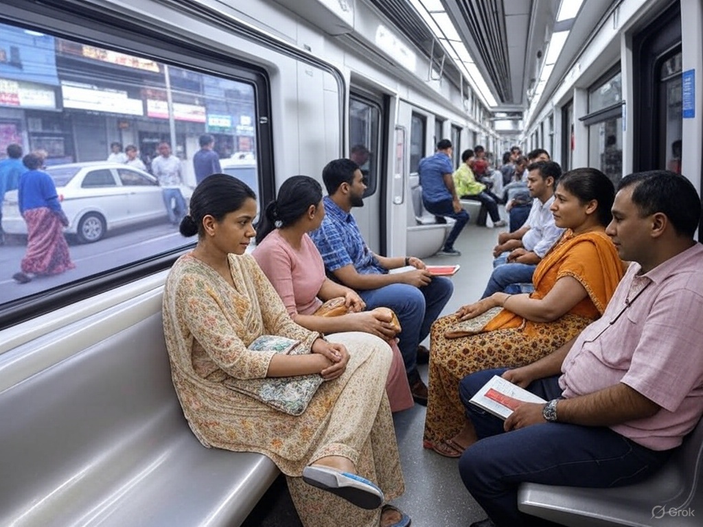 TheUnitedIndia2's tweet image. Metro Gets a Boost: New Coaches Roll Out to Tame Rush Hour Chaos

Delhi Metro has added new coaches to its busiest lines, hoping to finally ease the daily commuter crush.
 
#DelhiMetroUpdate #PublicTransportDelhi #SmartTravel #UrbanMobility #MetroExpansion #DailyCommute